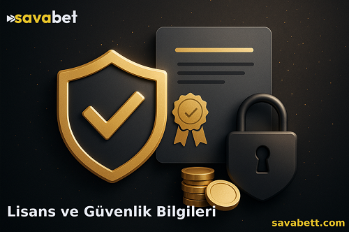 Savabet lisans ve güvenlik bilgileri, kişisel verilerinizin korunması ve adil oyun için şeffaf bir teminat sağlar.